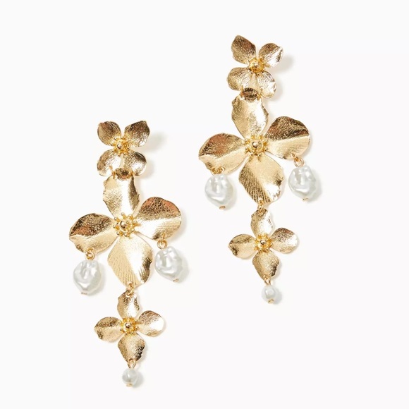 Lilly Pulitzer Via Flora Earrings - Picture 2 of 3